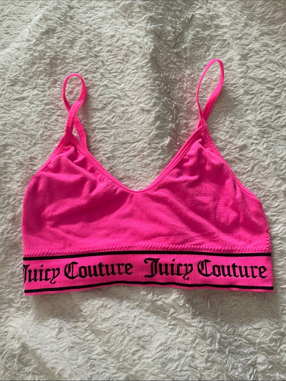 Juicy Couture Pink Sports Bra